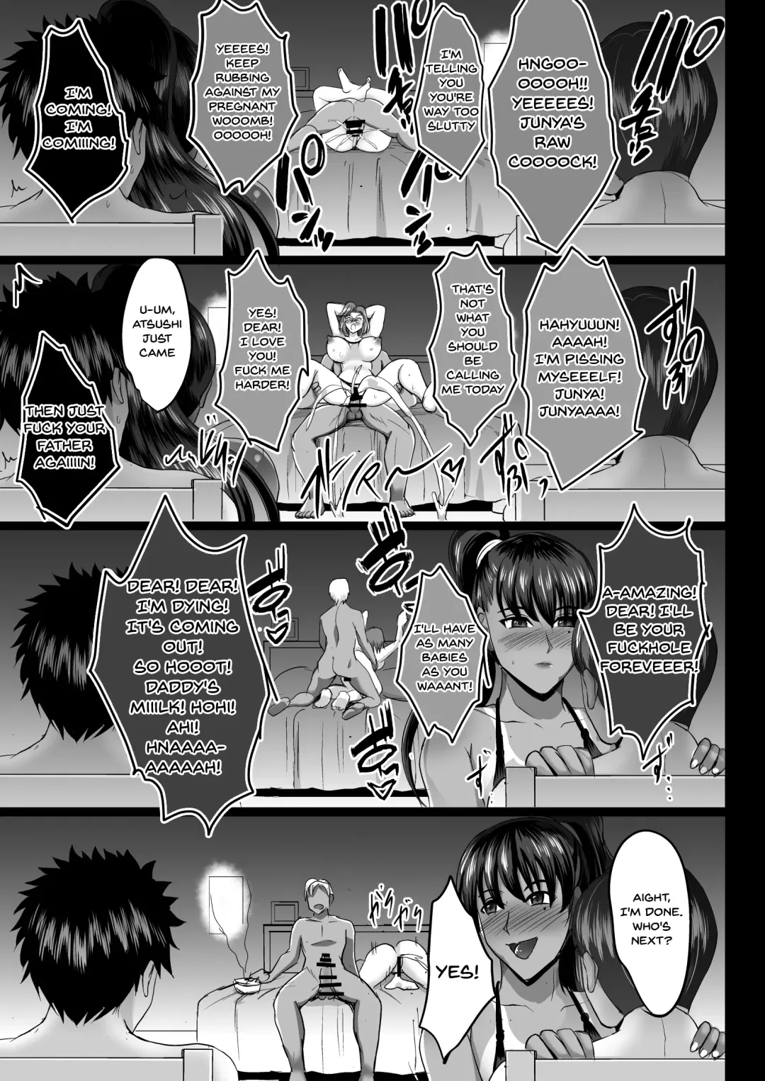 [Hozumi Kenji] Choukyou Juseizumi Oyako Netorare Kiroku | Finished Impregnation Training - Mother And Daughter NTR Records Fhentai - Page 58