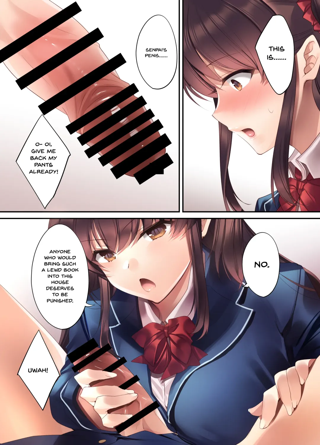 [Kurumi Moka] Kouhai JK ga Gimai ni!? Namaiki na Imouto ni Iroiro Wakarasete Mita. Fhentai - Page 14