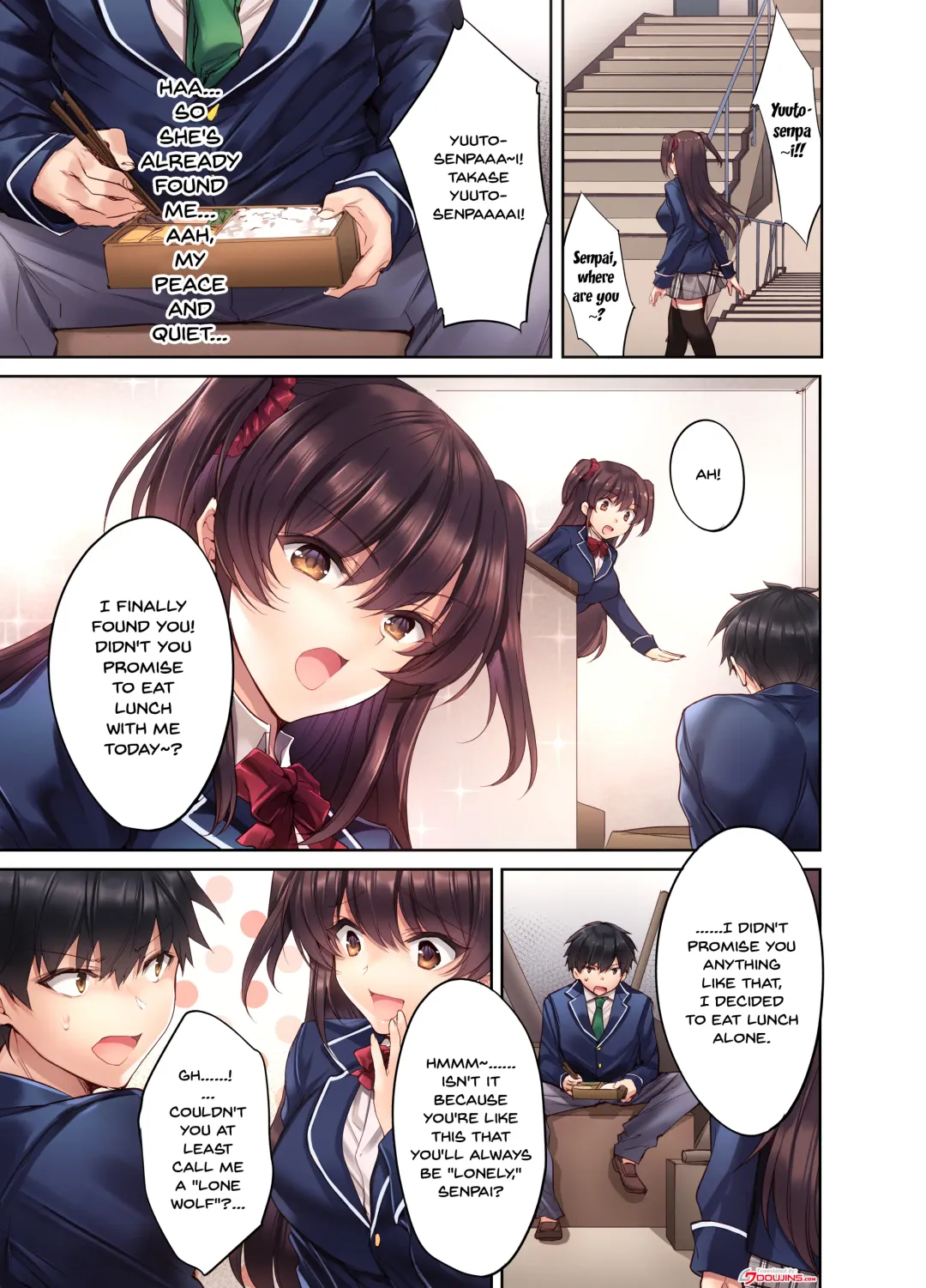 [Kurumi Moka] Kouhai JK ga Gimai ni!? Namaiki na Imouto ni Iroiro Wakarasete Mita. Fhentai - Page 2