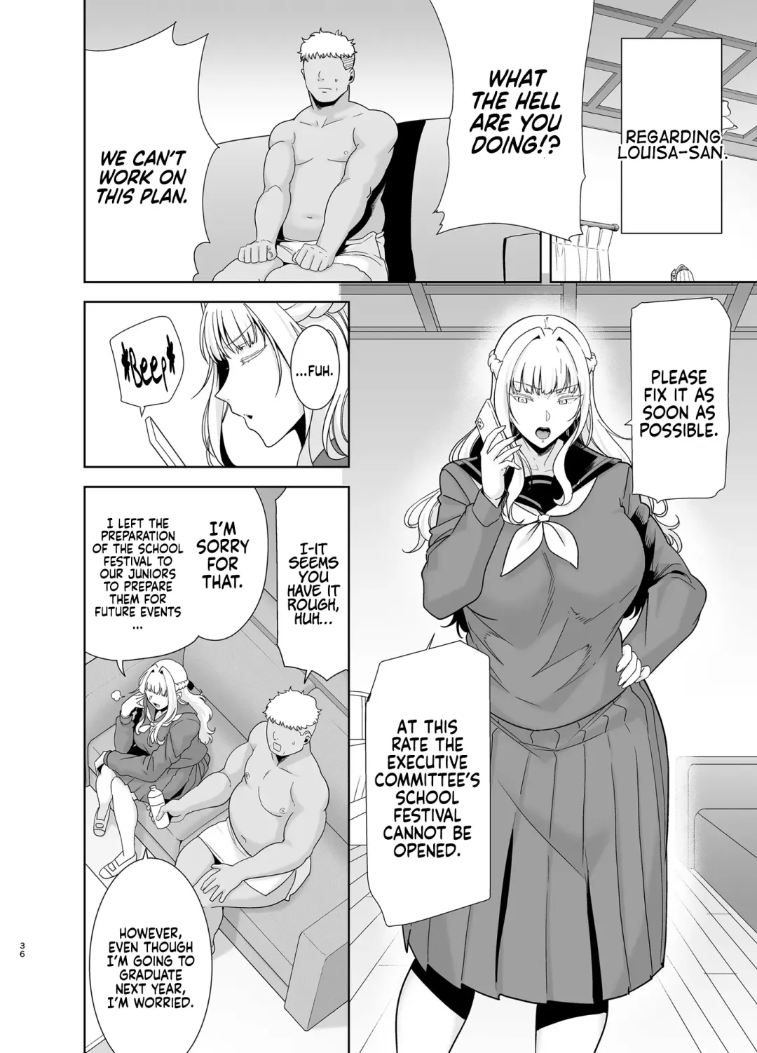 [Kurosu Gatari] Seika Jogakuin Koutoubu Kounin Sao Oji-san 5 | Seika Girls’ Academy High School’s Official Rod Oji-san 5 Fhentai - Page 35