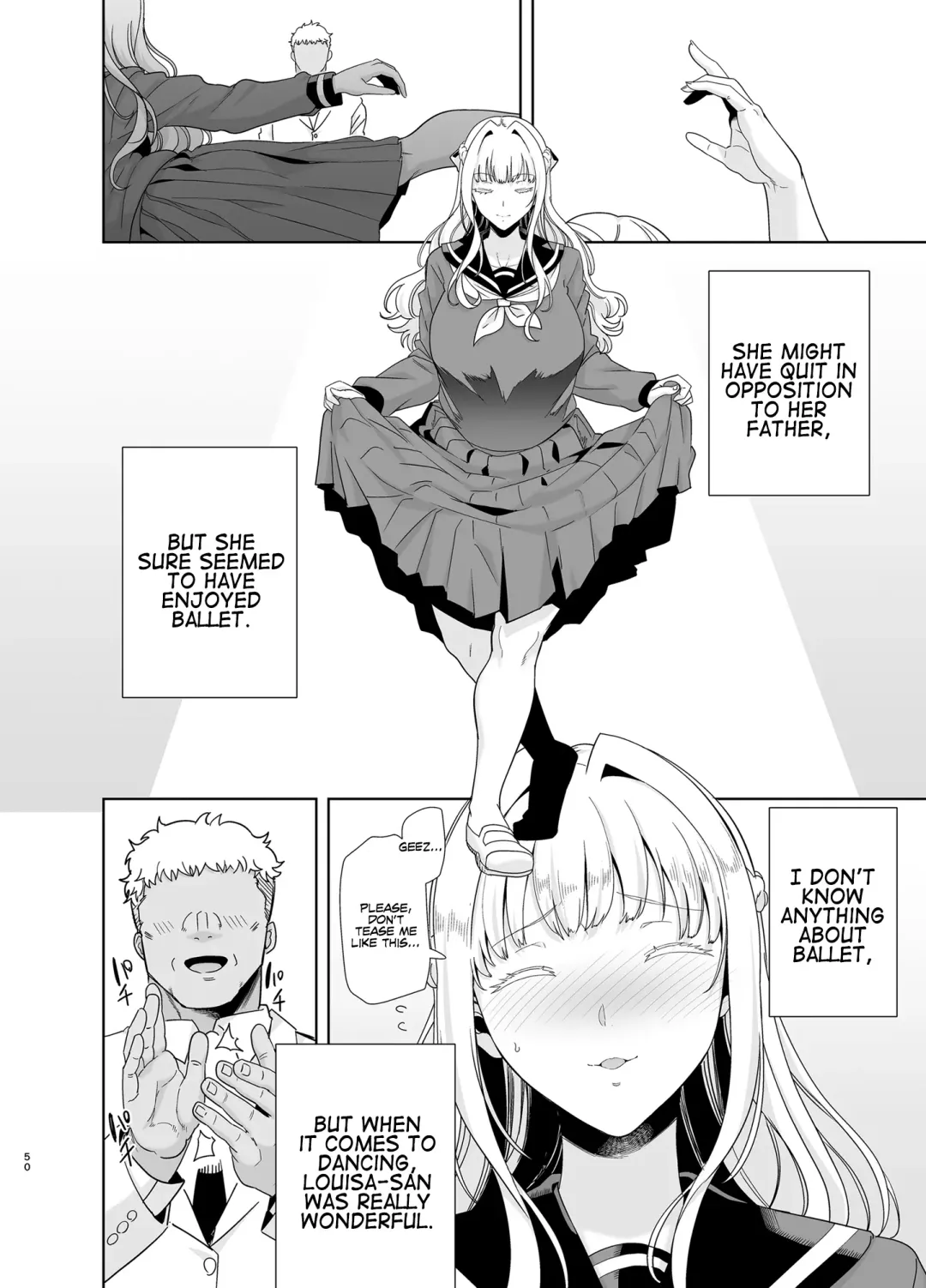 [Kurosu Gatari] Seika Jogakuin Koutoubu Kounin Sao Oji-san 5 | Seika Girls’ Academy High School’s Official Rod Oji-san 5 Fhentai - Page 49