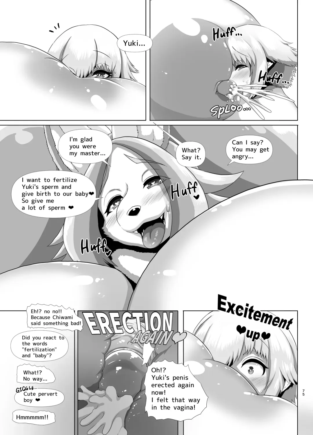 [Ather Birochi] Deka Bakunyuu Chihuahua Miko Deai Hen | Huge breasts Chihuahua shrine maiden Episode to meet for the first time Fhentai - Page 75