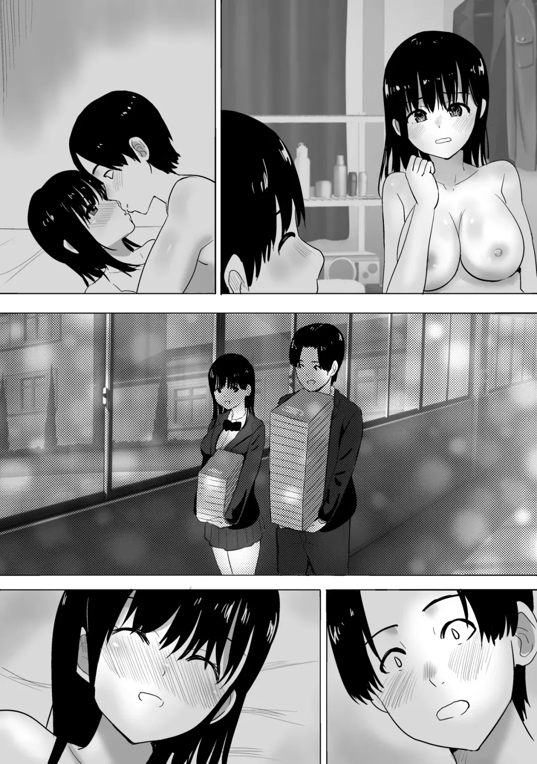 [Nibo] Sakura Chiru -Boku no Shiranai Tokoro de Kanojo to Shinyuu ga Futarikiri de...- Fhentai - Page 84