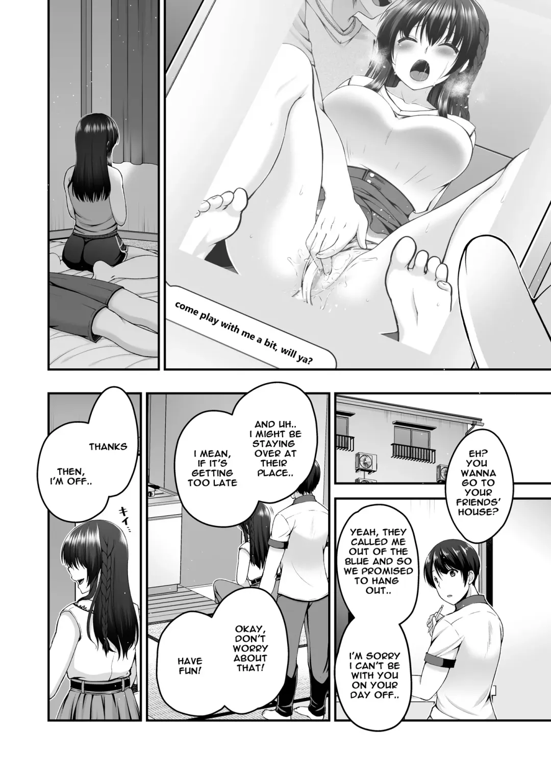 [Misaki Kaho.] Boku no Kanojo ga Moto Kare ni NTR Saikaihatsu Rinshitsu ni Hibiku Mesu no Koe Fhentai - Page 13
