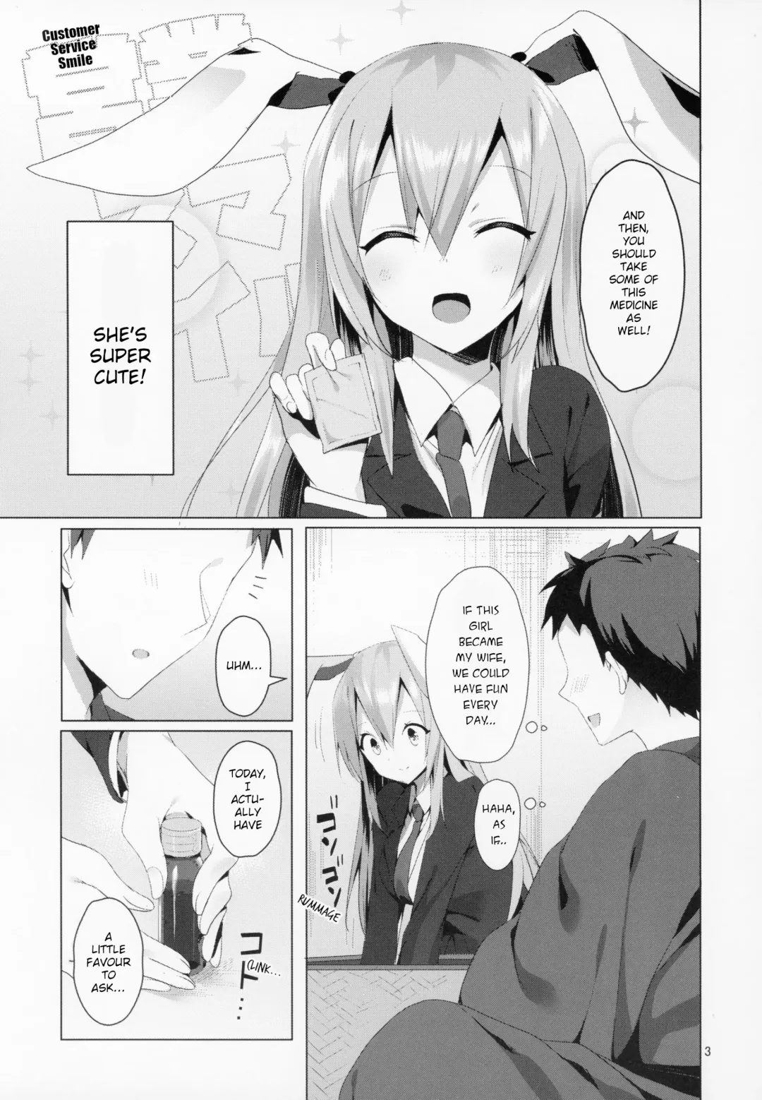 [Koikawa Minoru] Hatsujou Usagi to Asa made Okusuri Koubi | A Medicine For Mating With A Rabbit In Heat Until Morning Fhentai - Page 4