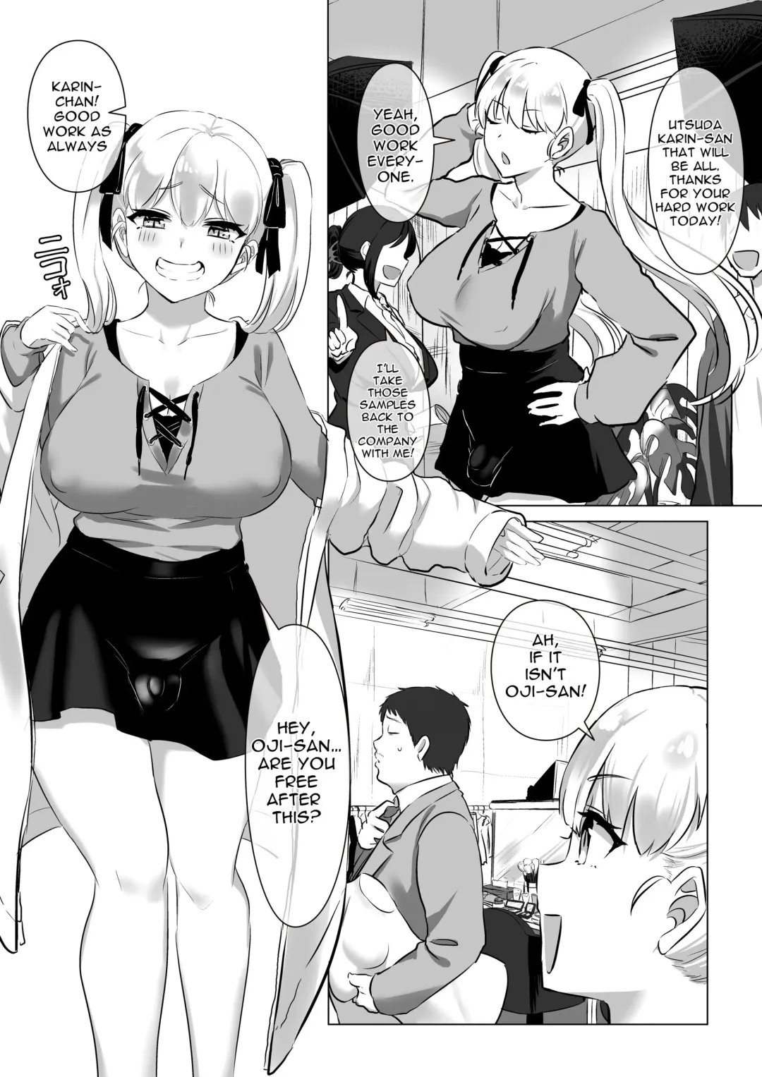 [Inari Mochi] Futa Gal Yomo Souda Karin Datsu Seikatsuku de Love Love Gohoushi!! Fhentai - Page 2
