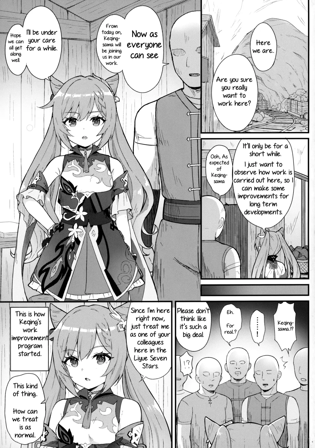 [Momosawa] Keqing-chan ga Buka o Shigoki Makuru Hon Fhentai - Page 2