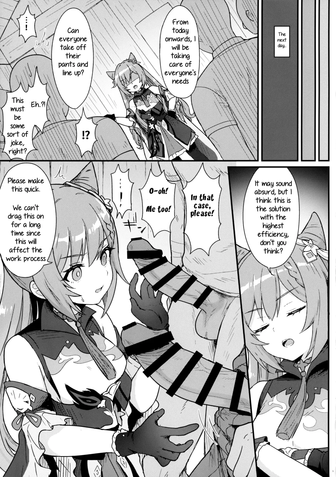 [Momosawa] Keqing-chan ga Buka o Shigoki Makuru Hon Fhentai - Page 4
