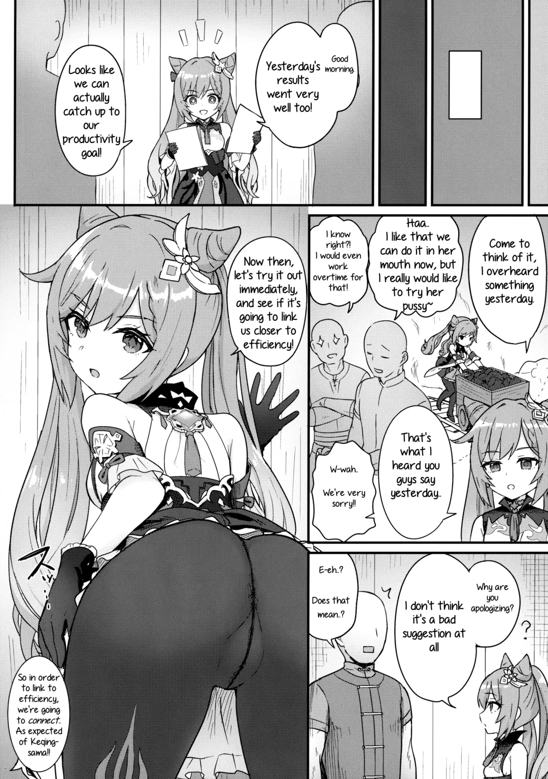 [Momosawa] Keqing-chan ga Buka o Shigoki Makuru Hon Fhentai - Page 9