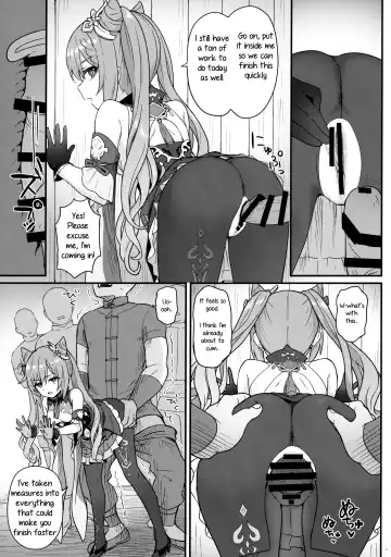 [Momosawa] Keqing-chan ga Buka o Shigoki Makuru Hon Fhentai - Page 10