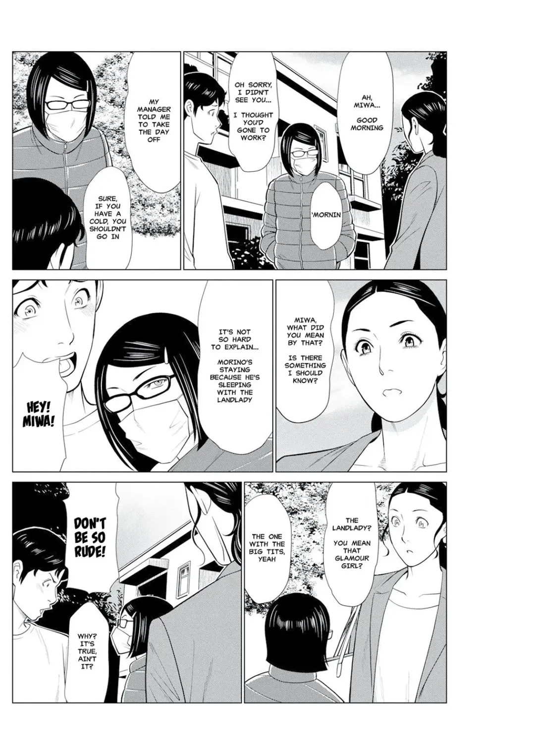 [Takasugi Kou] Hinodesou no Onna-tachi | Women of Sunrise Manor Ch. 4 (decensored) Fhentai - Page 2