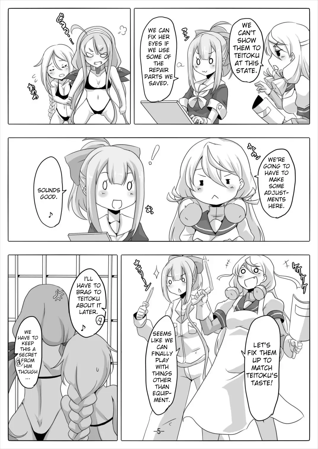 [Maron] Kai Shiratsuyu-gata no Shitsukekata | How To Discipline The Shiratsuyu Class Fhentai - Page 6