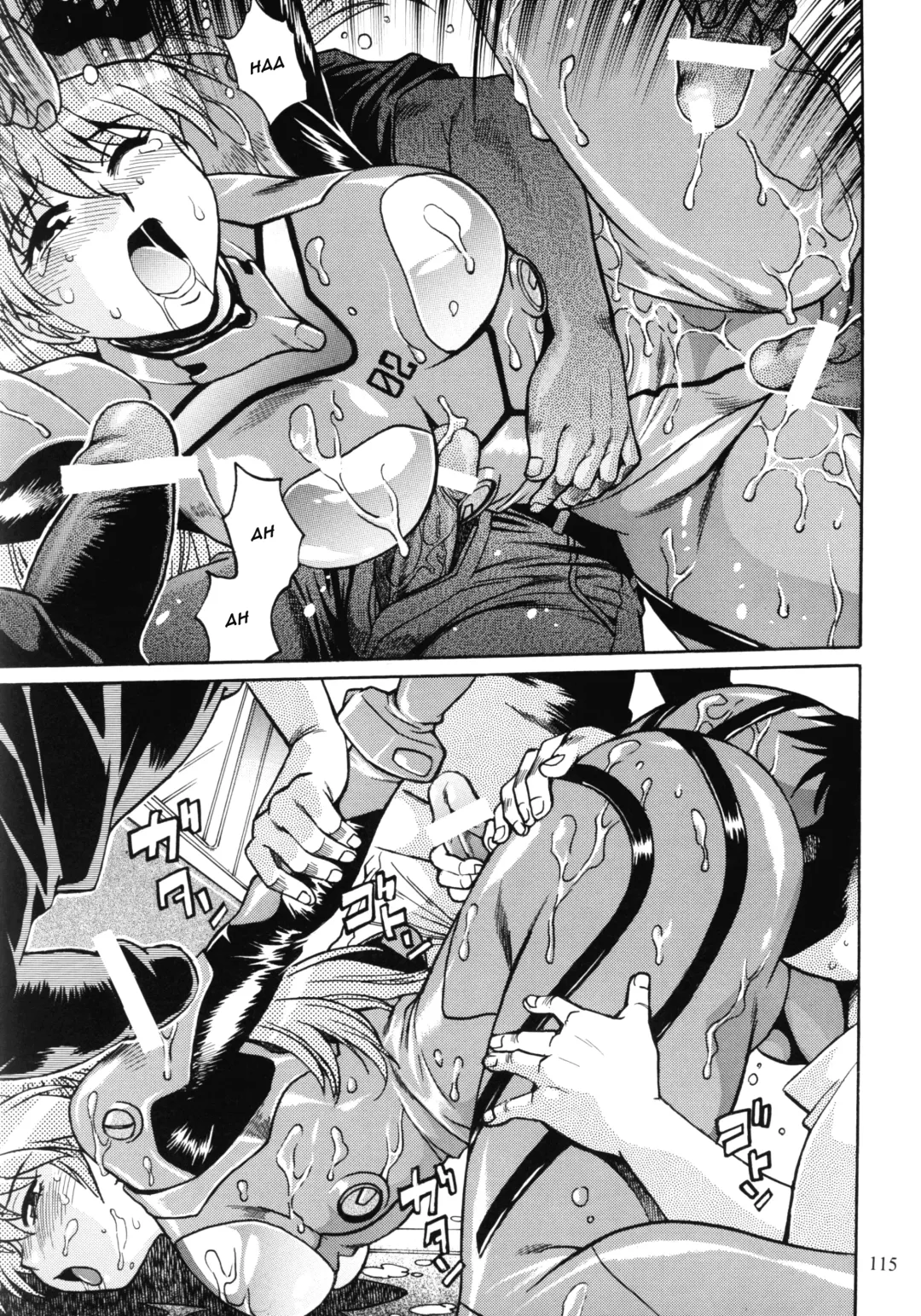 [Manabe Jouji] Plug Suit Fetish In Chikan Densha Fhentai - Page 35