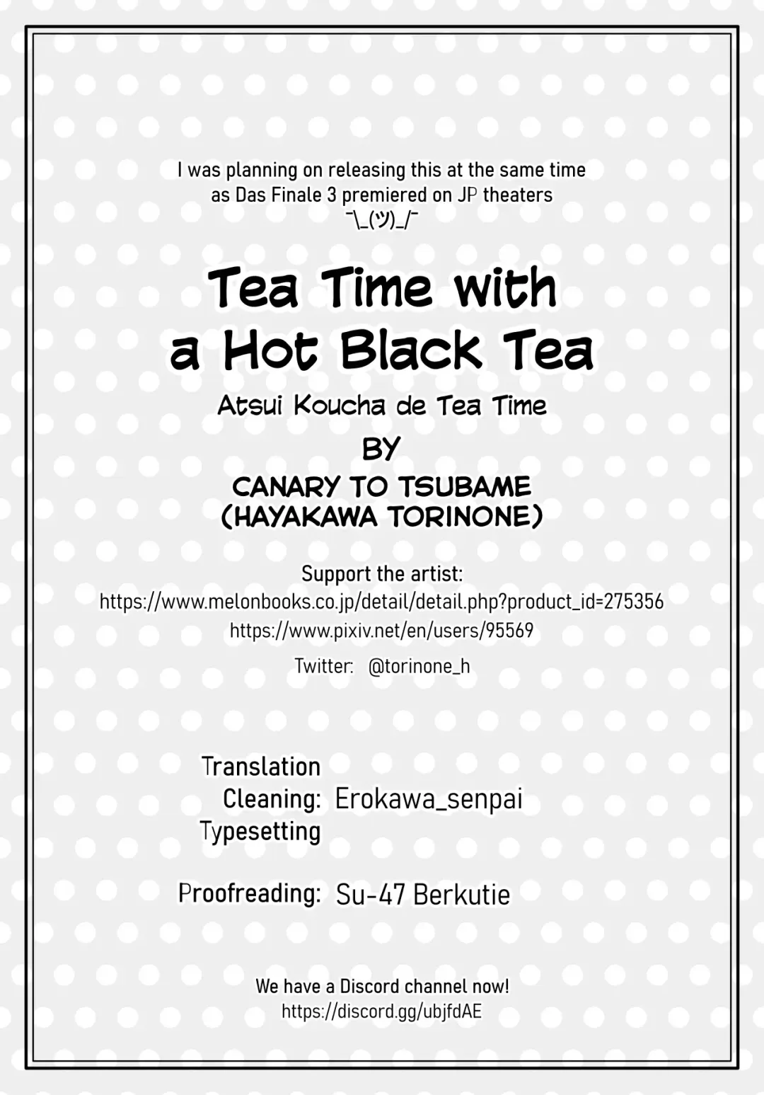 [Hayakawa Torinone] Atsui Koucha de Tea Time | Tea Time with a Hot Black Tea Fhentai - Page 27