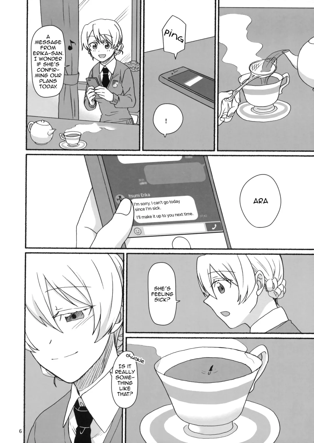 [Hayakawa Torinone] Atsui Koucha de Tea Time | Tea Time with a Hot Black Tea Fhentai - Page 5