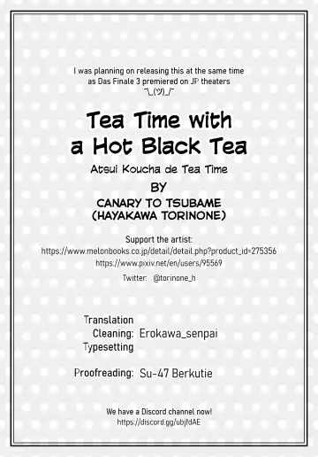 [Hayakawa Torinone] Atsui Koucha de Tea Time | Tea Time with a Hot Black Tea Fhentai - Page 27