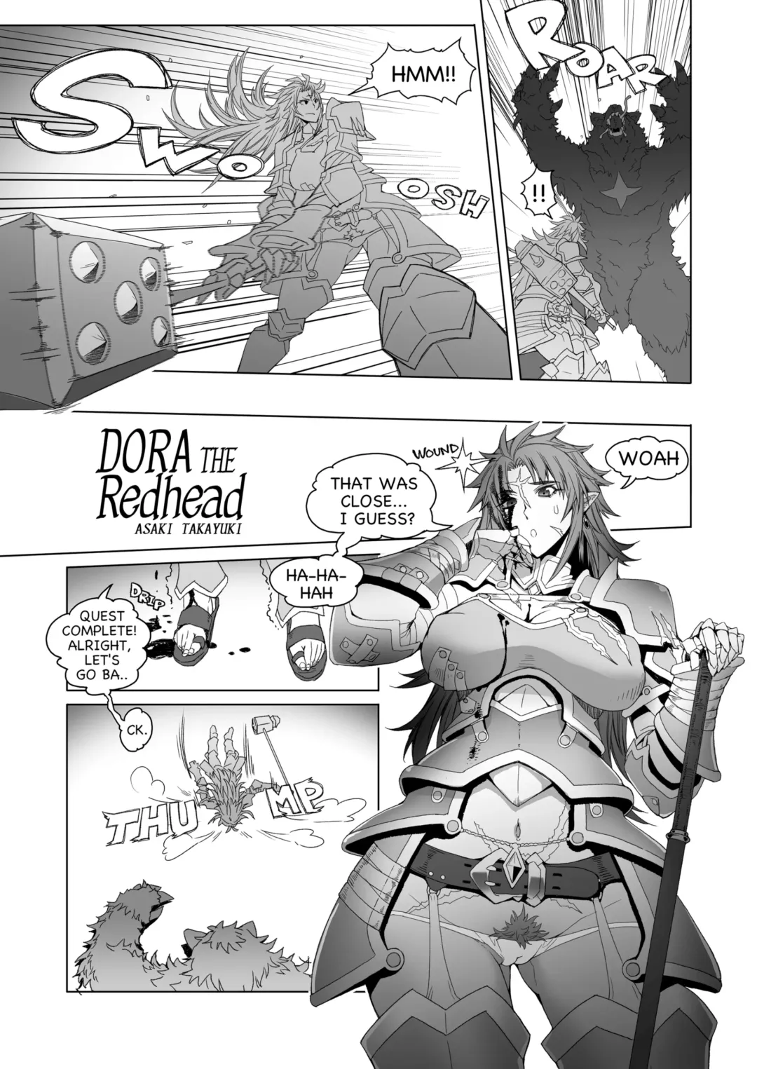 [Asaki Takayuki] hiiro no tui to muku no miya | Dora the Readhead (decensored) Fhentai - Page 2