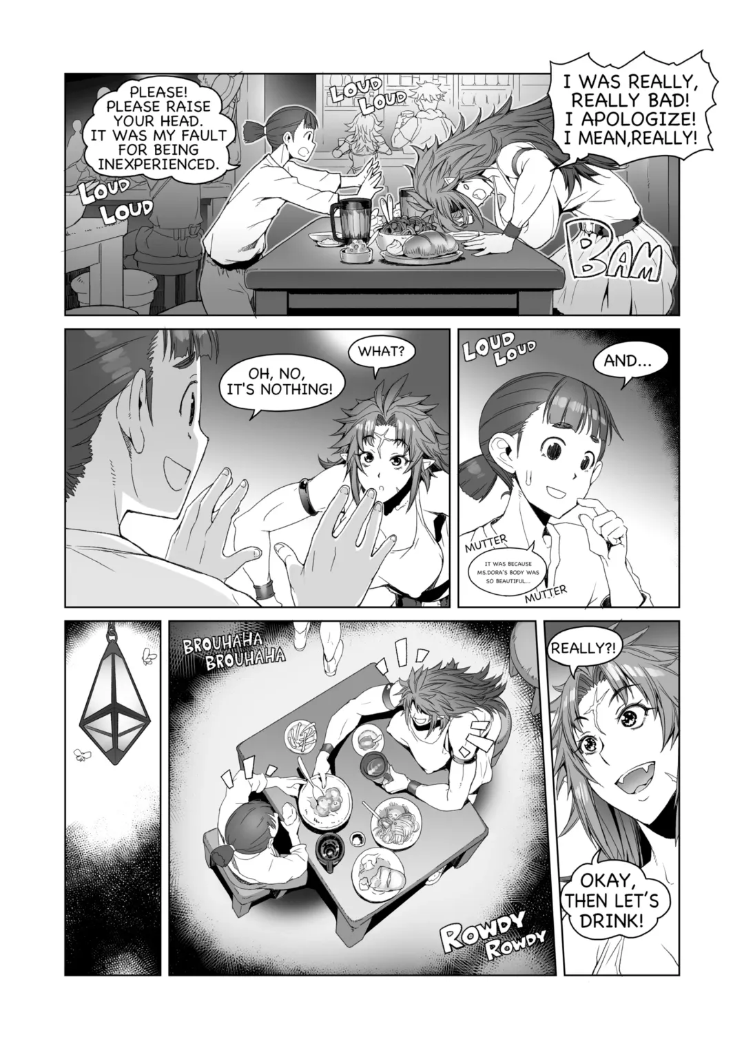 [Asaki Takayuki] hiiro no tui to muku no miya | Dora the Readhead (decensored) Fhentai - Page 9