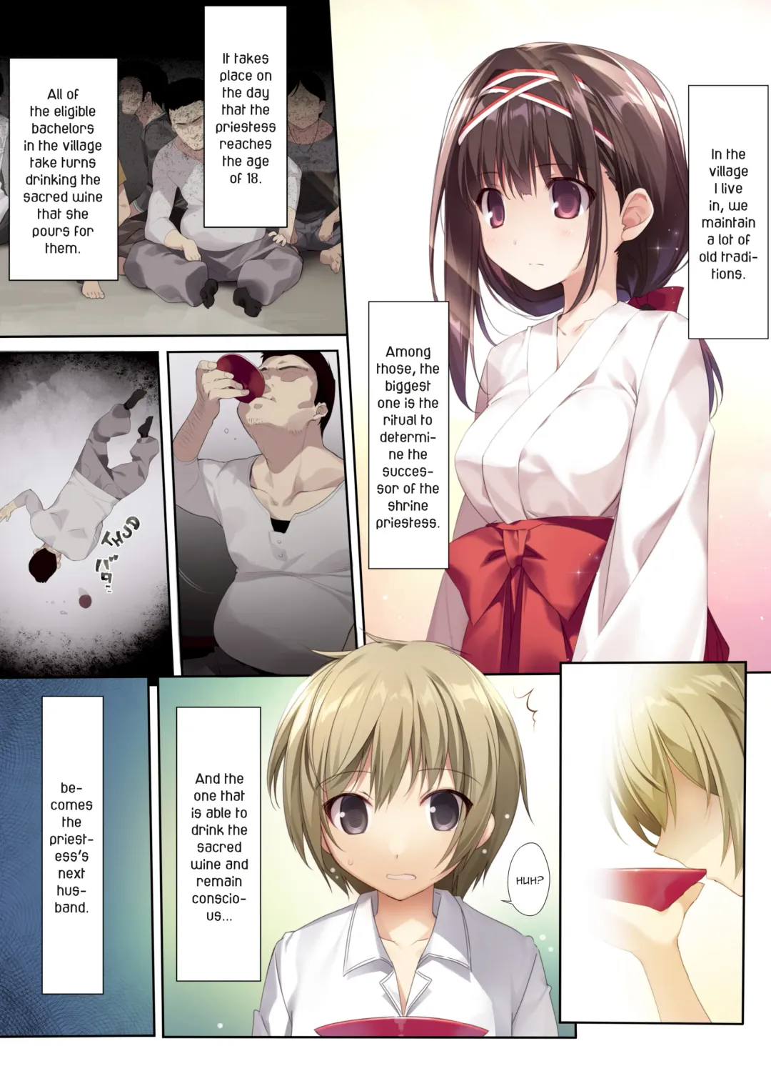 [Karory] Seiso Bitch na Miko Senpai | Pure Slut Miko Senpai (decensored) Fhentai - Page 3