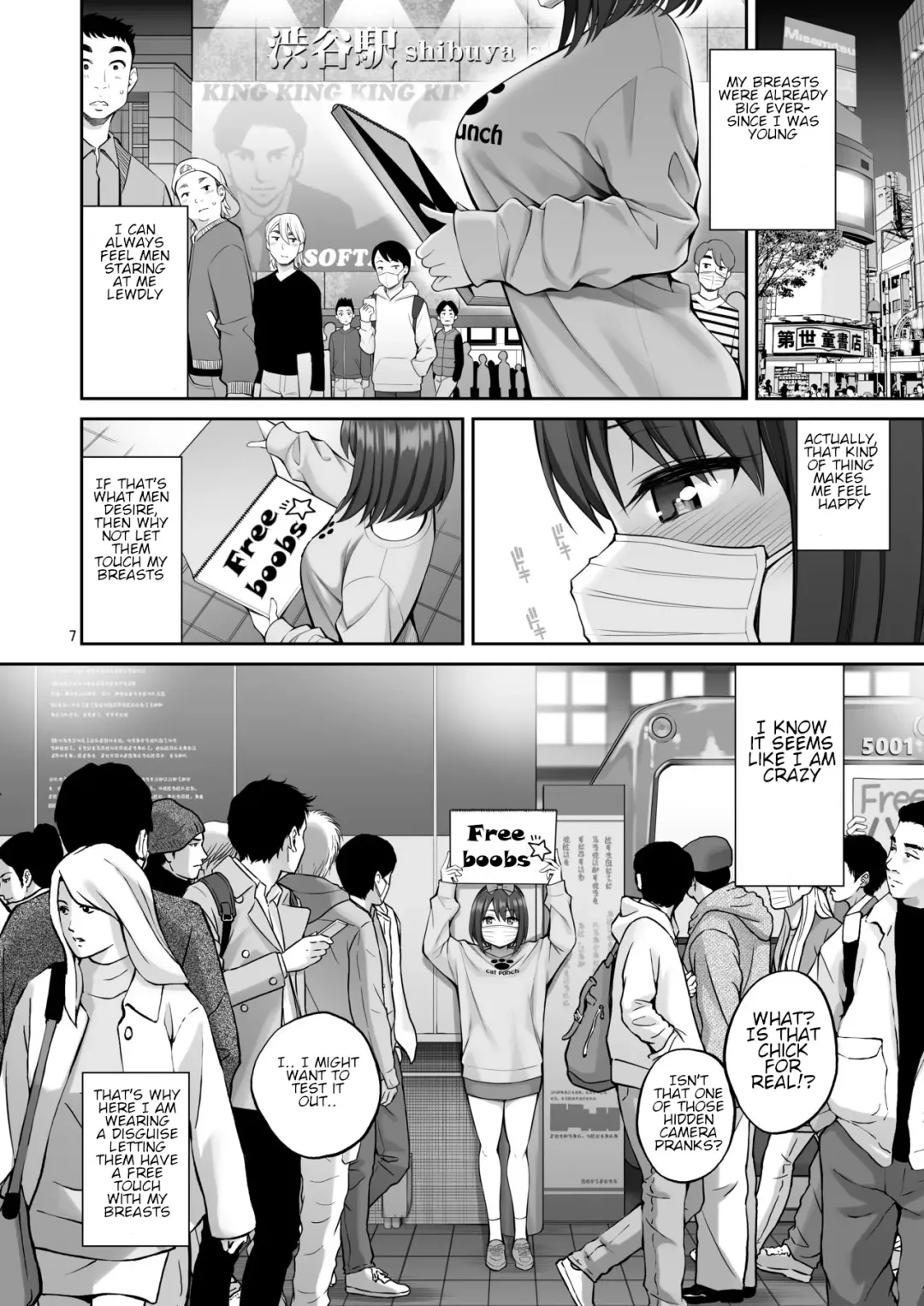 [Yahiro Pochi] Free Oppai | Free Boobs Fhentai - Page 7