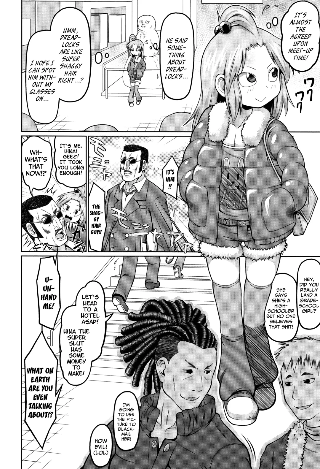 [Zenra Yashiki] Masegaki ga Mie de Enkou o | A Precocious-Brat Pretentiously Tries Compensated-Dating Fhentai - Page 8