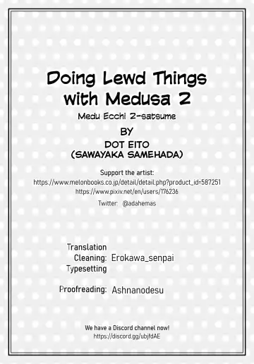 [Sawayaka Samehada] Medu Ecchi 2-satsume | Doing Lewd Things with Medusa 2 Fhentai - Page 18