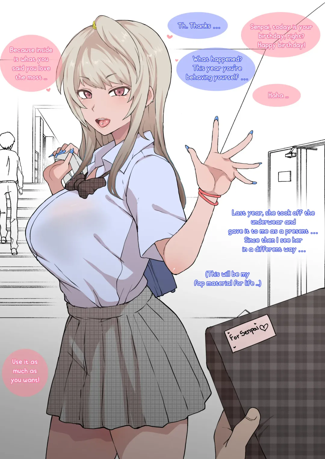 [Terasu Mc] Otaku no Boku to Iikanjidatta Kuro Gal Kouhai o Netorareru Mini Fhentai - Page 3