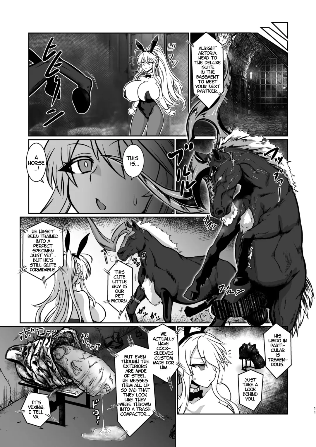 [Isemagu] Gohoushi Bunny Sakusei no Artoria | Artoria the Cock-Wringing Service Bunny Fhentai - Page 10