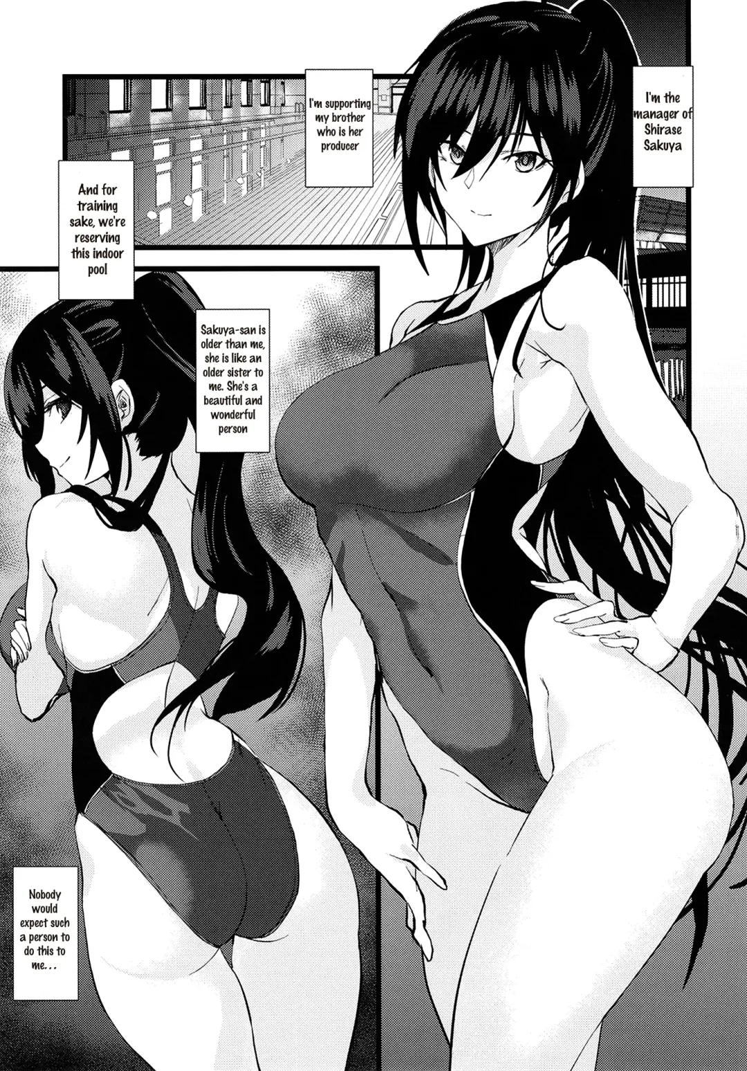 [Asahiru Yuu] Kyouei Mizugi no Shirase Sakuya Onee-chan to... Fhentai - Page 7