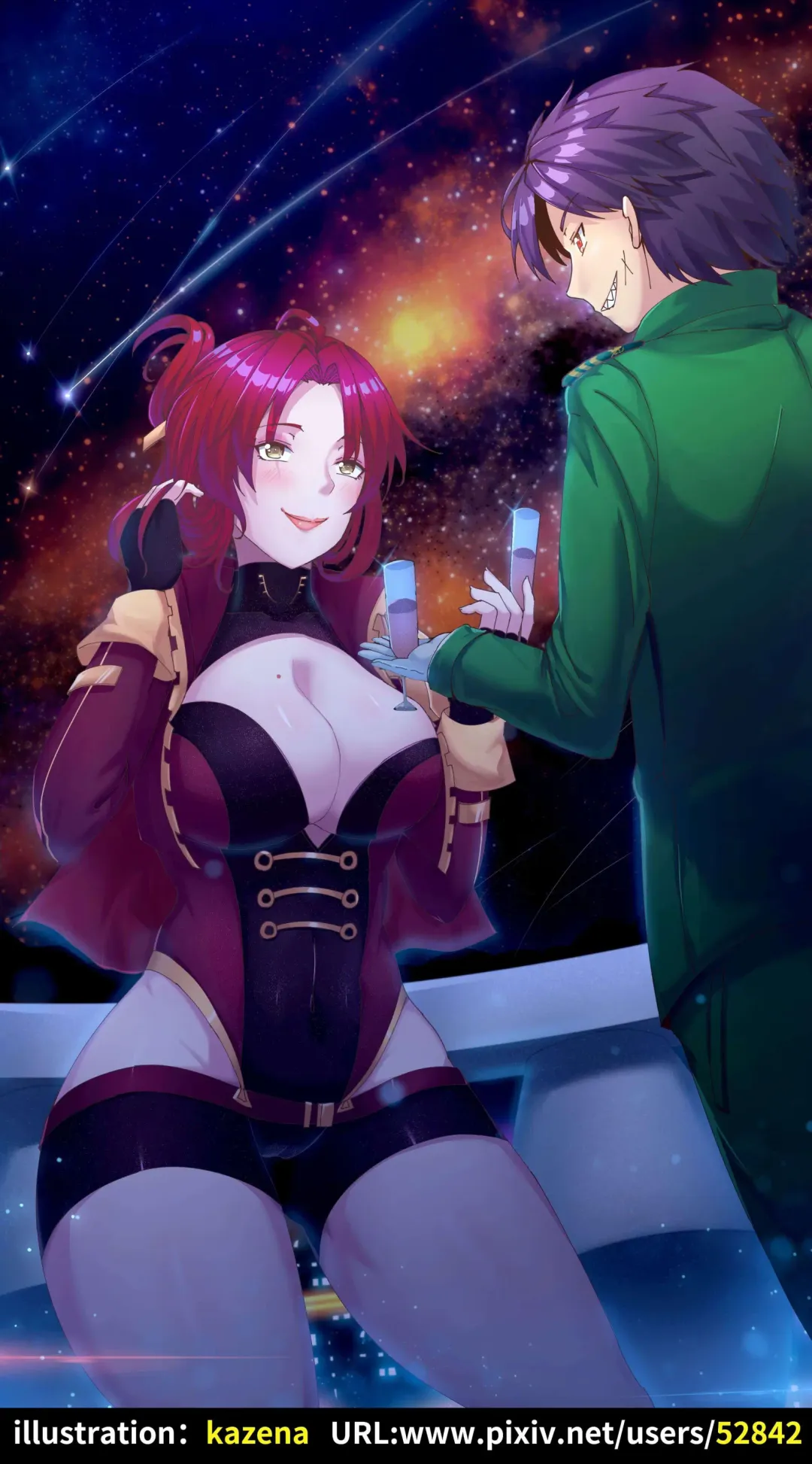 《天命女少校与神州解放军政委的二三事》故事配图 Fhentai - Page 7