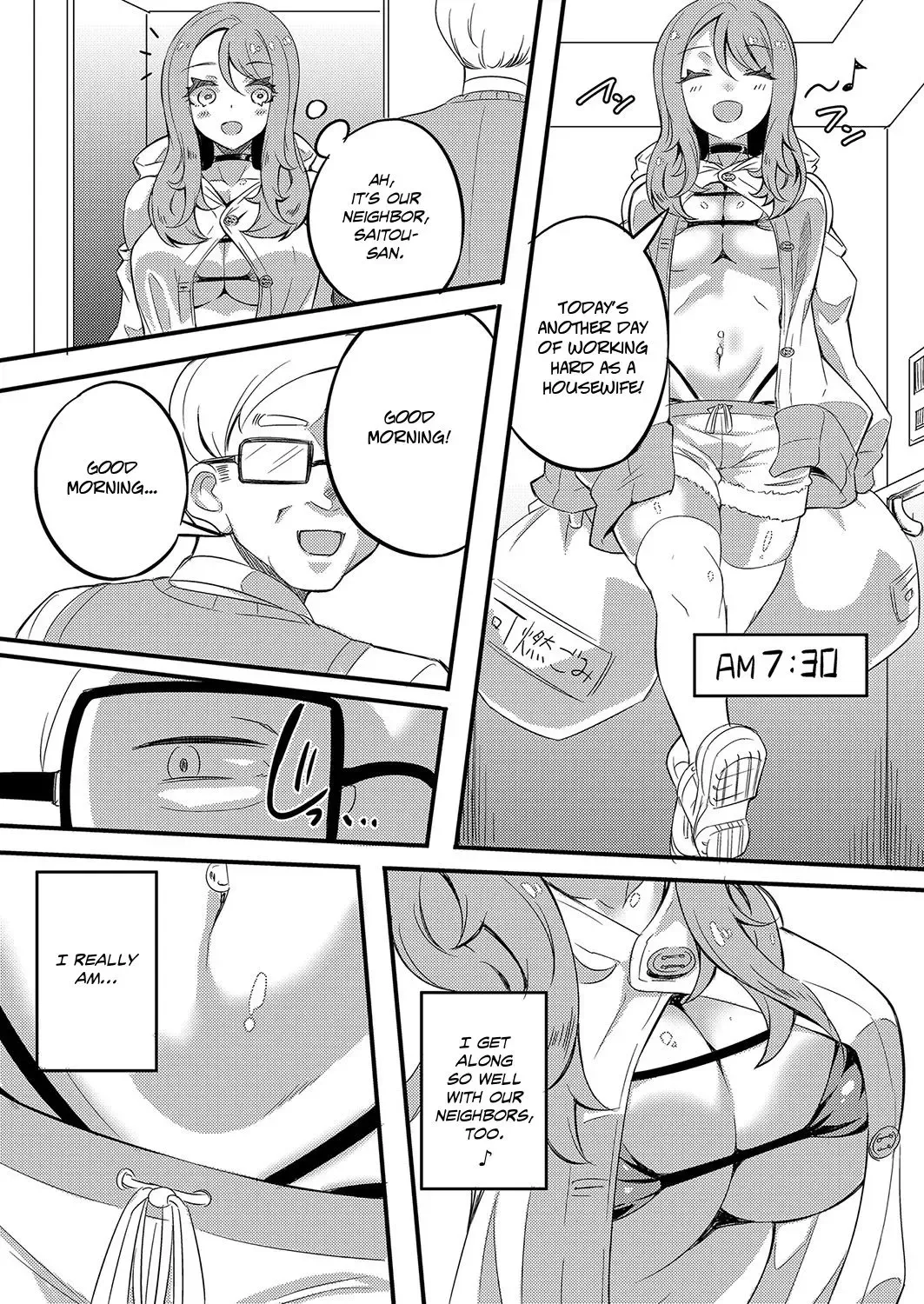 [Mocco] Ittokei Natural Slut Tsuma no Dosukebe Nichijou Routine | The Daily Lewd Routine of a Single-Minded Natural Slutty Wife Fhentai - Page 3