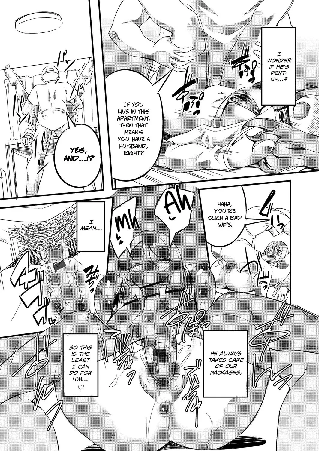 [Mocco] Ittokei Natural Slut Tsuma no Dosukebe Nichijou Routine | The Daily Lewd Routine of a Single-Minded Natural Slutty Wife Fhentai - Page 9