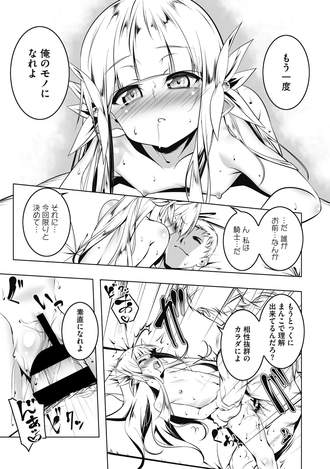 [Tanabe Kyou] Koukotsu no Kishi Elfina Kouki na Elf Kishi ga Ochiru made~ Fhentai - Page 103