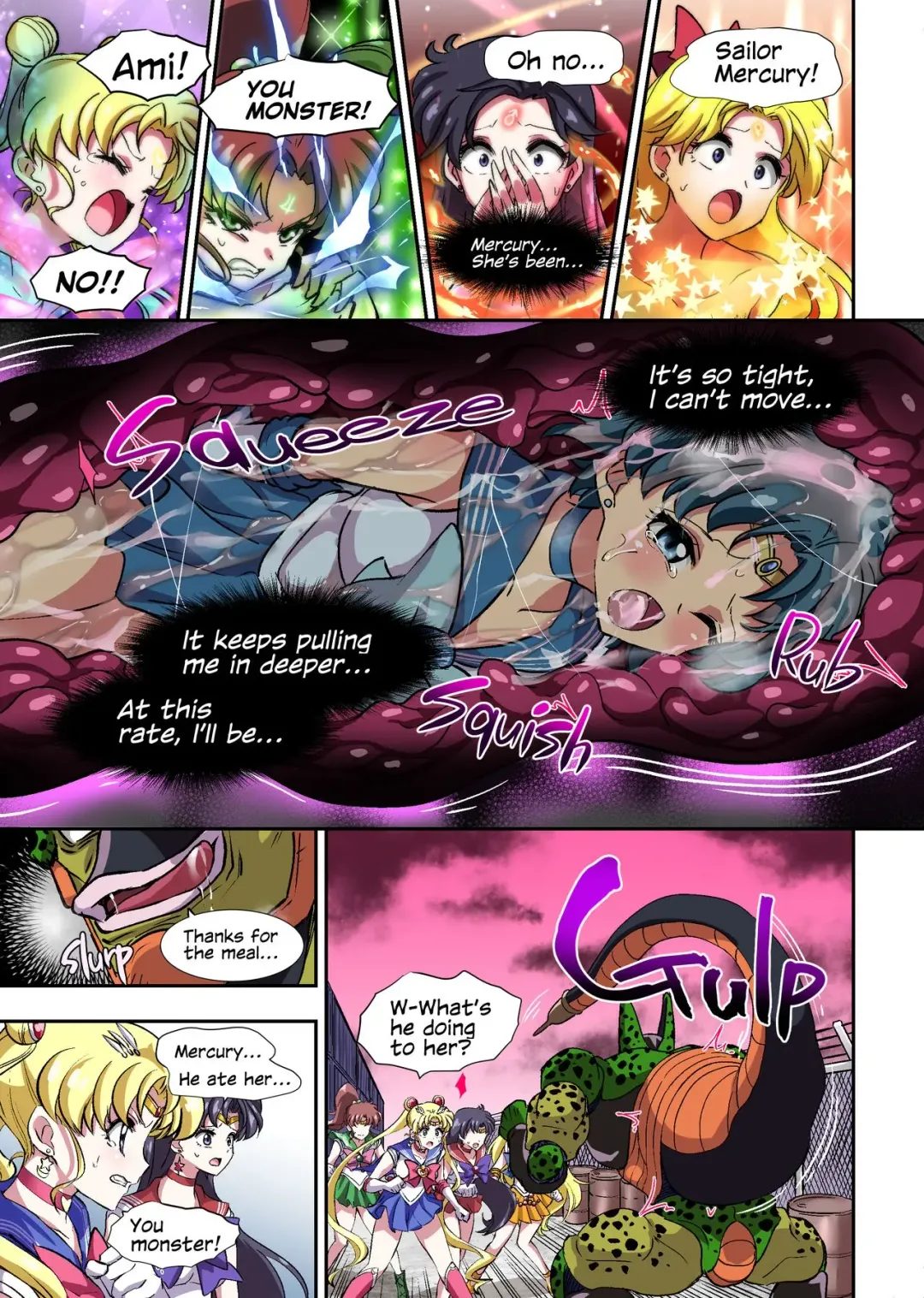 [Susuanpan] Cell no Esa Ext. Sangetsuhen | Cell's Perfect Meal: Sailor Moon V Fhentai - Page 4