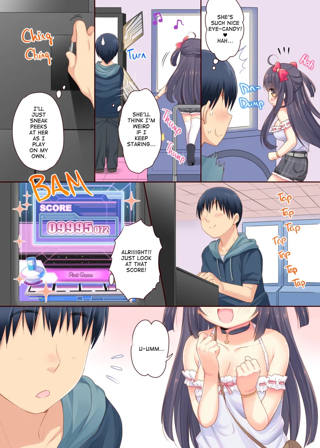 [Usashiro Mani] GaCen Hime to DT Otoko no Ichaicha Kozukuri Love Sex | Arcade Princess And a Virgin Boy Who Make Out And Have Lovey-Dovey Baby-Making Sex (decensored) Fhentai - Page 3
