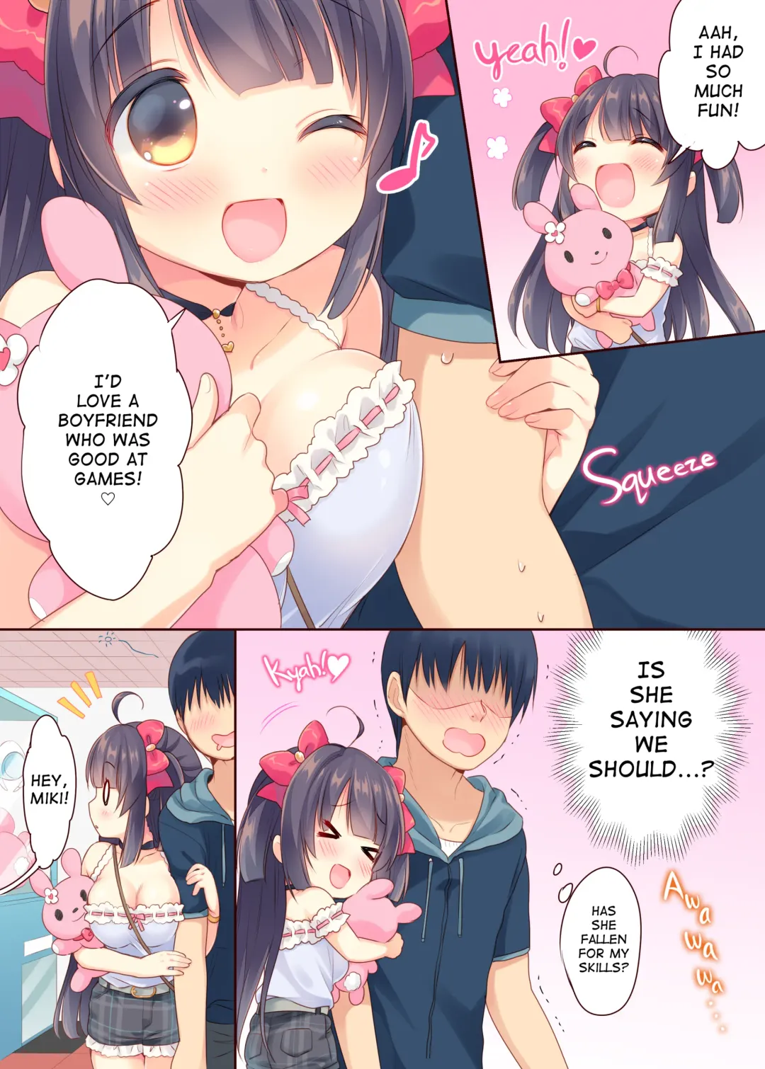 [Usashiro Mani] GaCen Hime to DT Otoko no Ichaicha Kozukuri Love Sex | Arcade Princess And a Virgin Boy Who Make Out And Have Lovey-Dovey Baby-Making Sex (decensored) Fhentai - Page 7