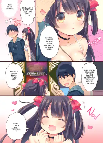 [Usashiro Mani] GaCen Hime to DT Otoko no Ichaicha Kozukuri Love Sex | Arcade Princess And a Virgin Boy Who Make Out And Have Lovey-Dovey Baby-Making Sex (decensored) Fhentai - Page 5