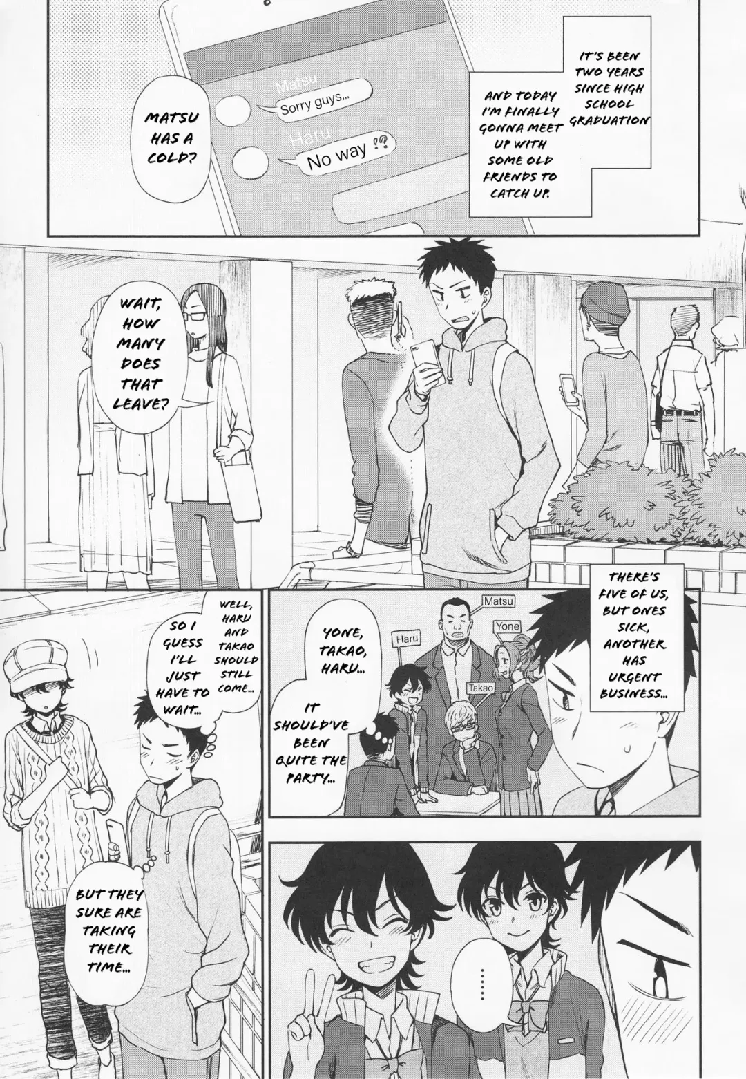 [Kumada] Ato Ippo no Kyorikan | On the other hand Fhentai - Page 1