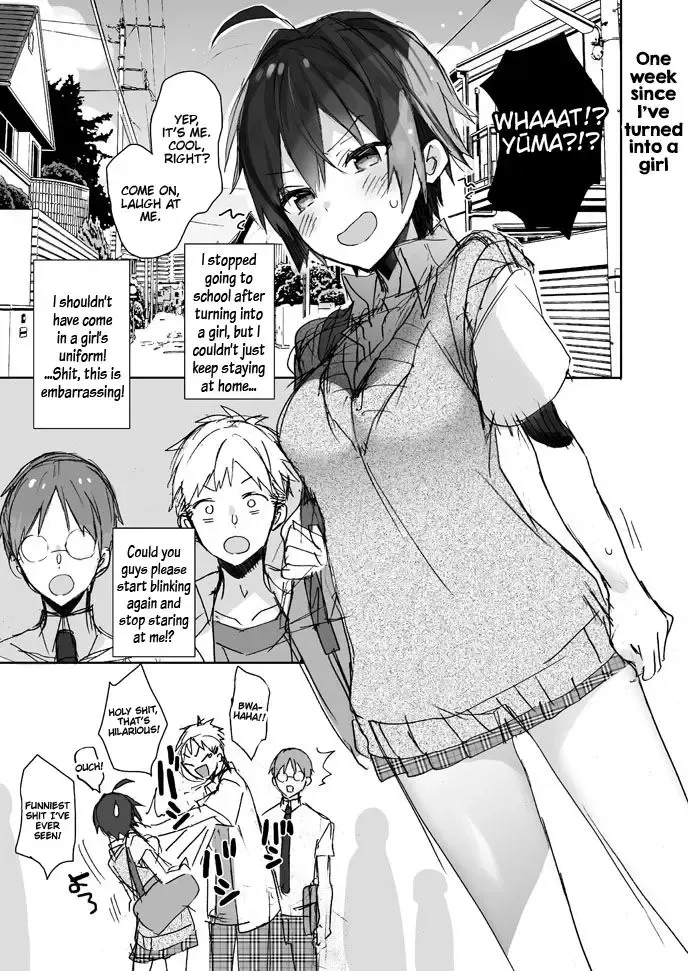 [Araki Kanao] Nyotaika Shita Ore no Chotto Tadareta Gakkou Seikatsu | My Slightly Debauched School Life as a Guy-Turned-Girl Fhentai - Page 3