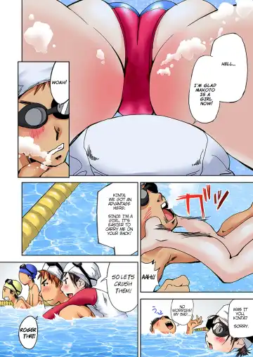[Himuro Serika] Nyotaika Suieibu ~Ikutabi Onna ni Nacchau Ore no Karada | Nyotaika Swim Club ~I Turn into a Girl When I Cum!~Partial 3-4 Fhentai - Page 24
