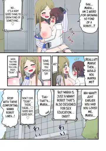 Kyuugata Komori Robotto ni  Fudeoroshi Shitemorau Kagaku Shounen no Hanashi | A story about a scientist boy having his first time with an older nanny robot Fhentai - Page 21