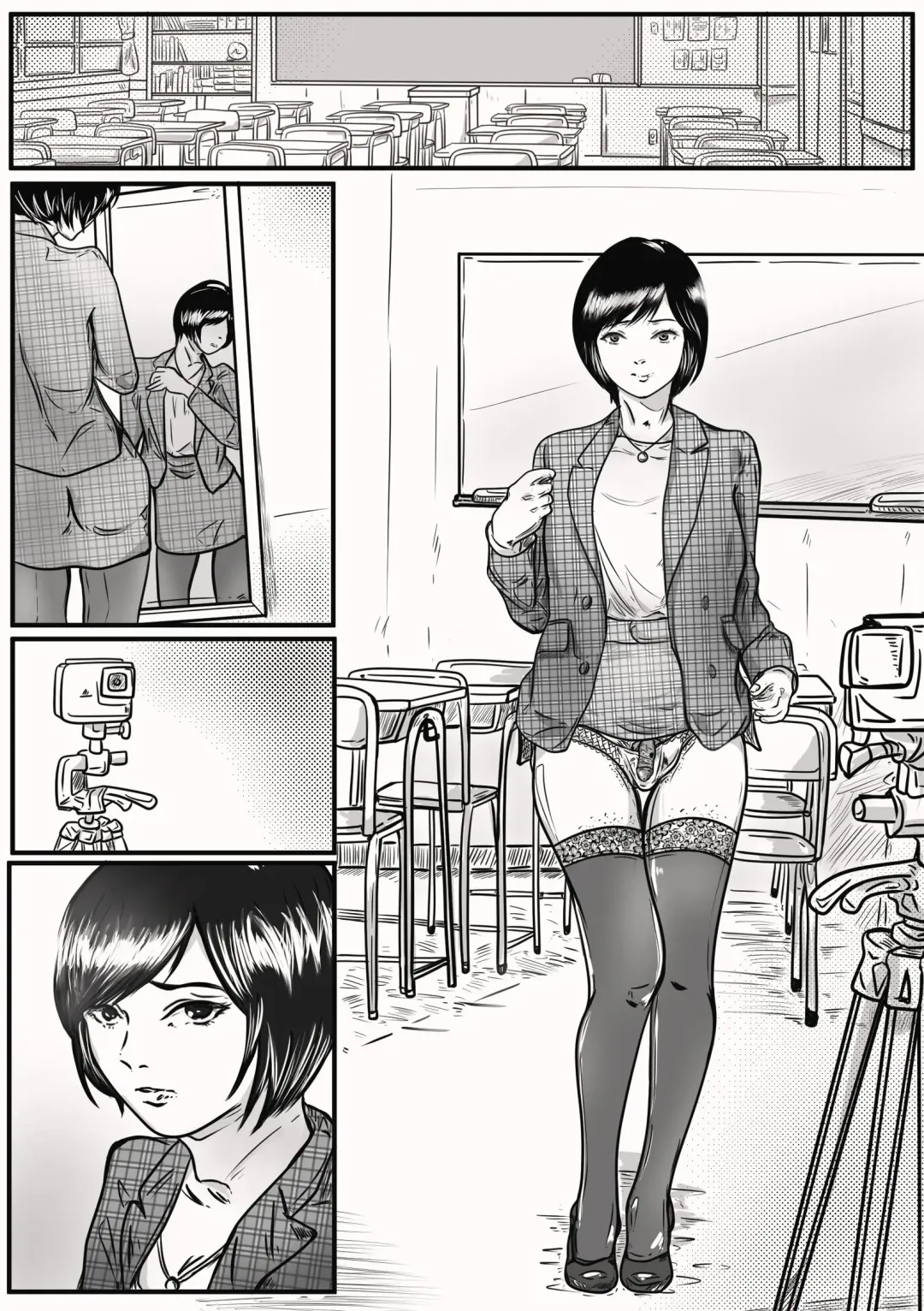 [Valdam] a  cruel affair of cross-dresser teacher Fhentai - Page 1