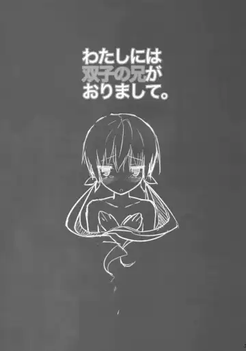 [Kyokutyo] Watashi ni wa Futago no Ani ga Orimashite. Fhentai - Page 2