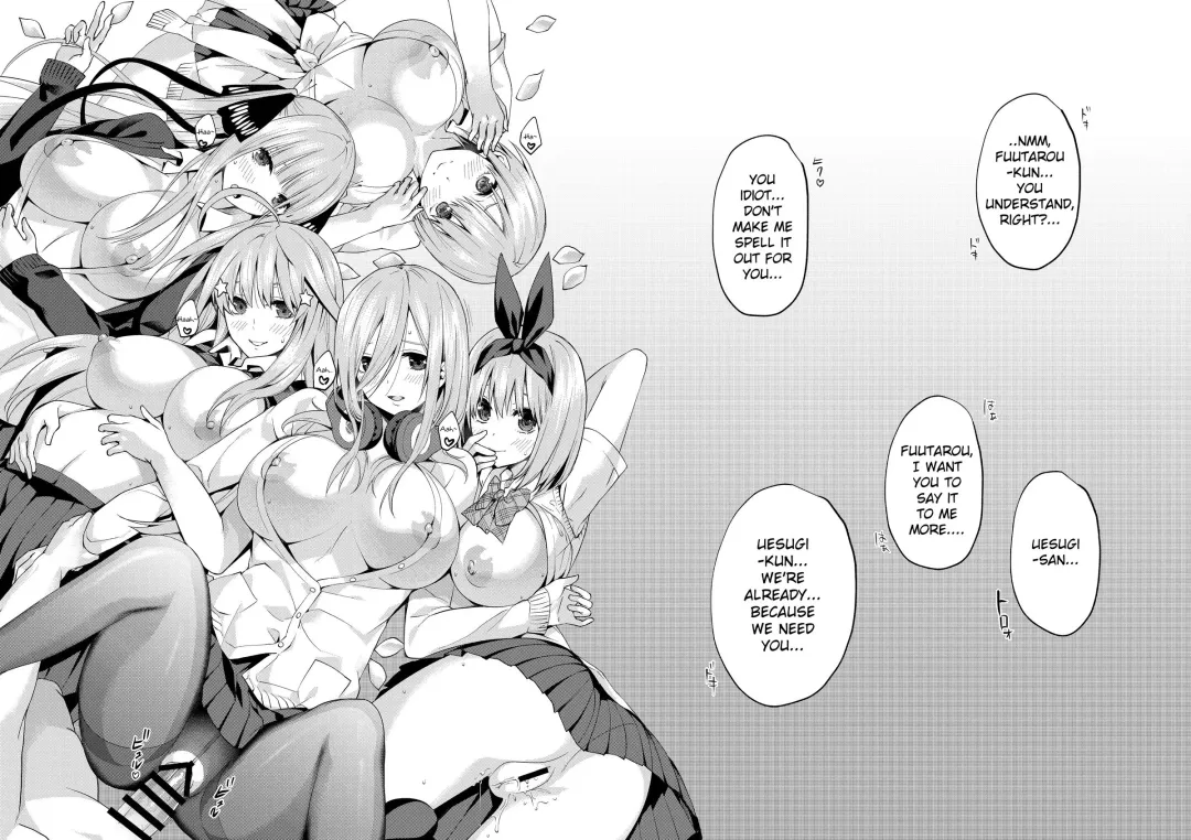 Gobun no Go -after- -Nakano-ke Itsutsugo Harem END- | Five Fifths -after- -Nakano Quintuplets' Harem END- Fhentai - Page 18