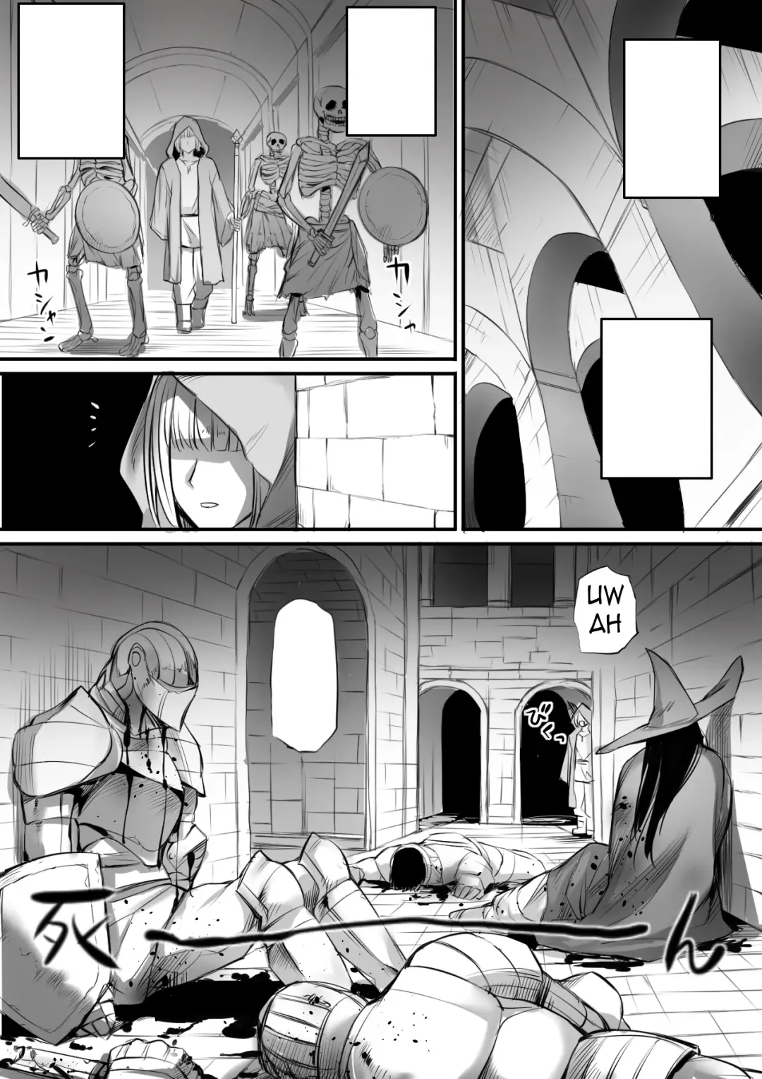 [Nishi Shizumu] Meikyuu de Kakutou Musume no Shitai o Hirotte Jiangshi ni Shitemita Hanashi Fhentai - Page 2