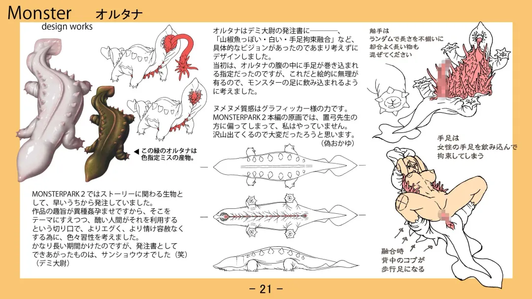 [Nise Okayu - Okiyumi Kase] Monster Park 2 Setting Documents Collection Fhentai - Page 21
