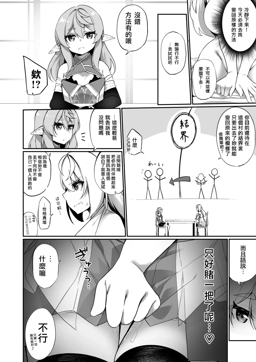 [Kanmuri] ♂ Boukensha-san ga ♀ Elf ni Sarete Shinyuu(Nakama) to Musubareru Hanashi Fhentai - Page 22