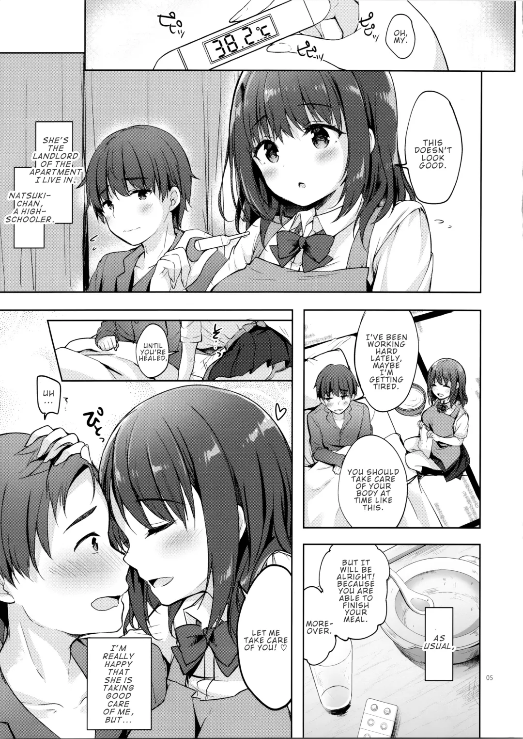 [Hisama Kumako] Sansyoku BABUMI tsuki Ooya San (JK) 1.5 Fhentai - Page 5