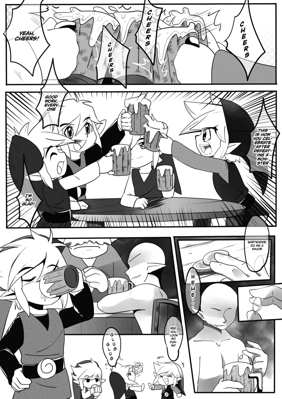 小機関士リンク - 【漫畫】4つの剣+ 勇者墮 Fhentai - Page 2