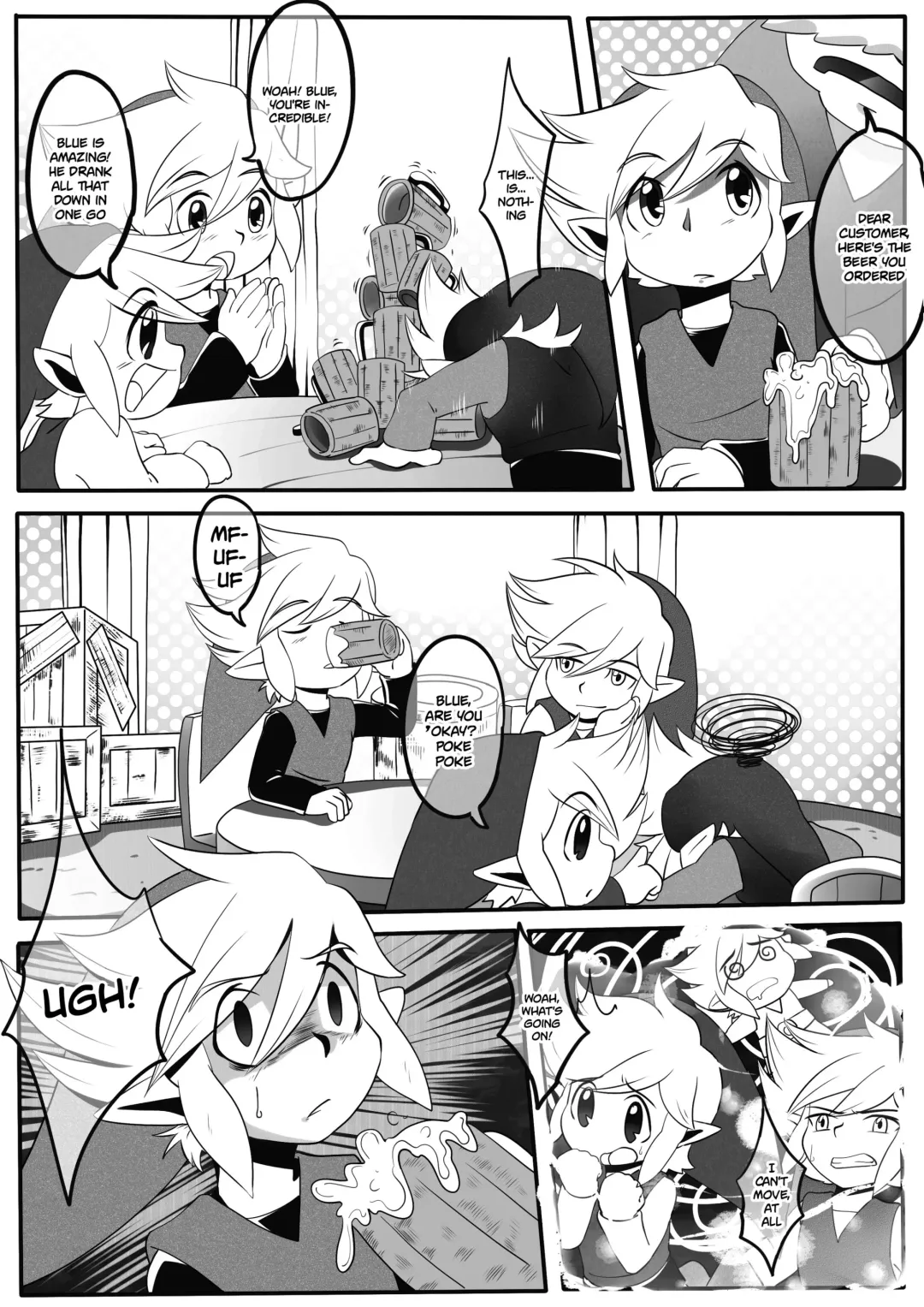 小機関士リンク - 【漫畫】4つの剣+ 勇者墮 Fhentai - Page 3